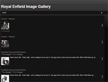 Tablet Screenshot of gallery.enfieldmotorcycles.in