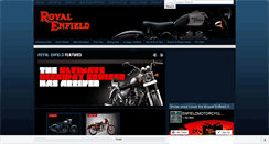 Desktop Screenshot of enfieldmotorcycles.in